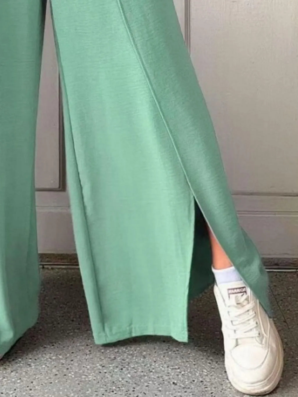 Slit Wide Leg Pants