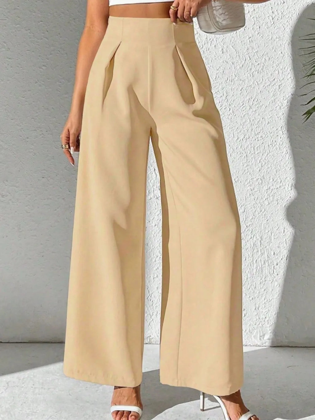 Wide Leg High Waist Pants