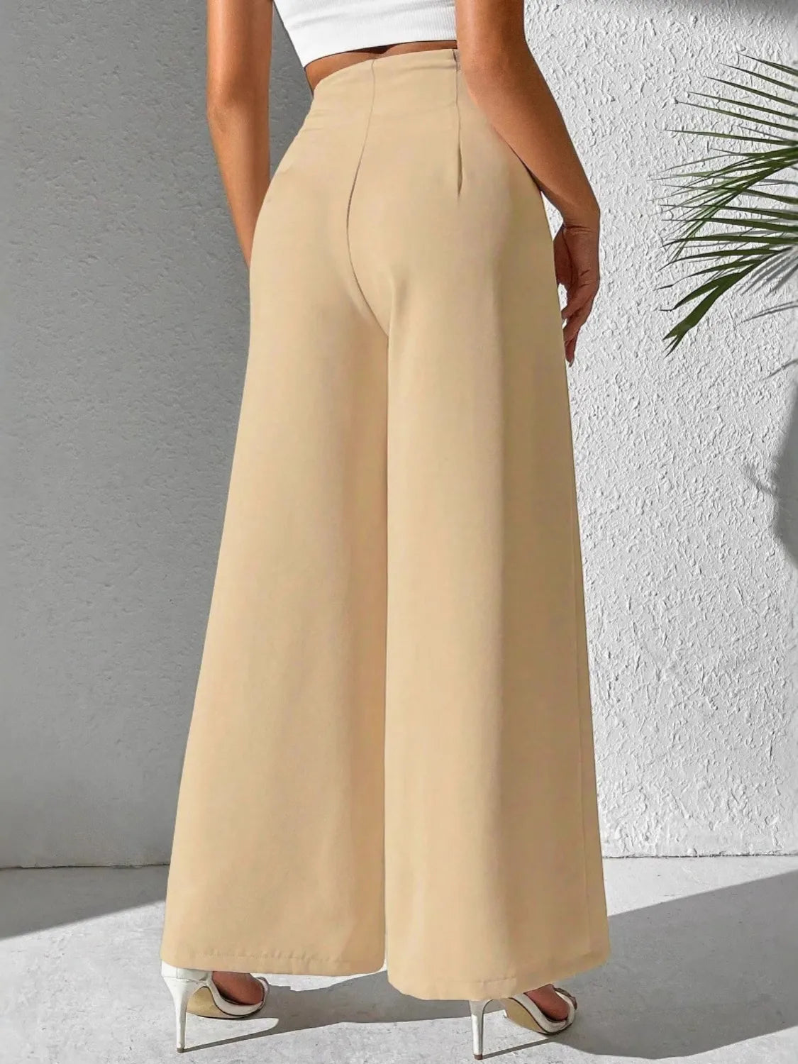 Wide Leg High Waist Pants