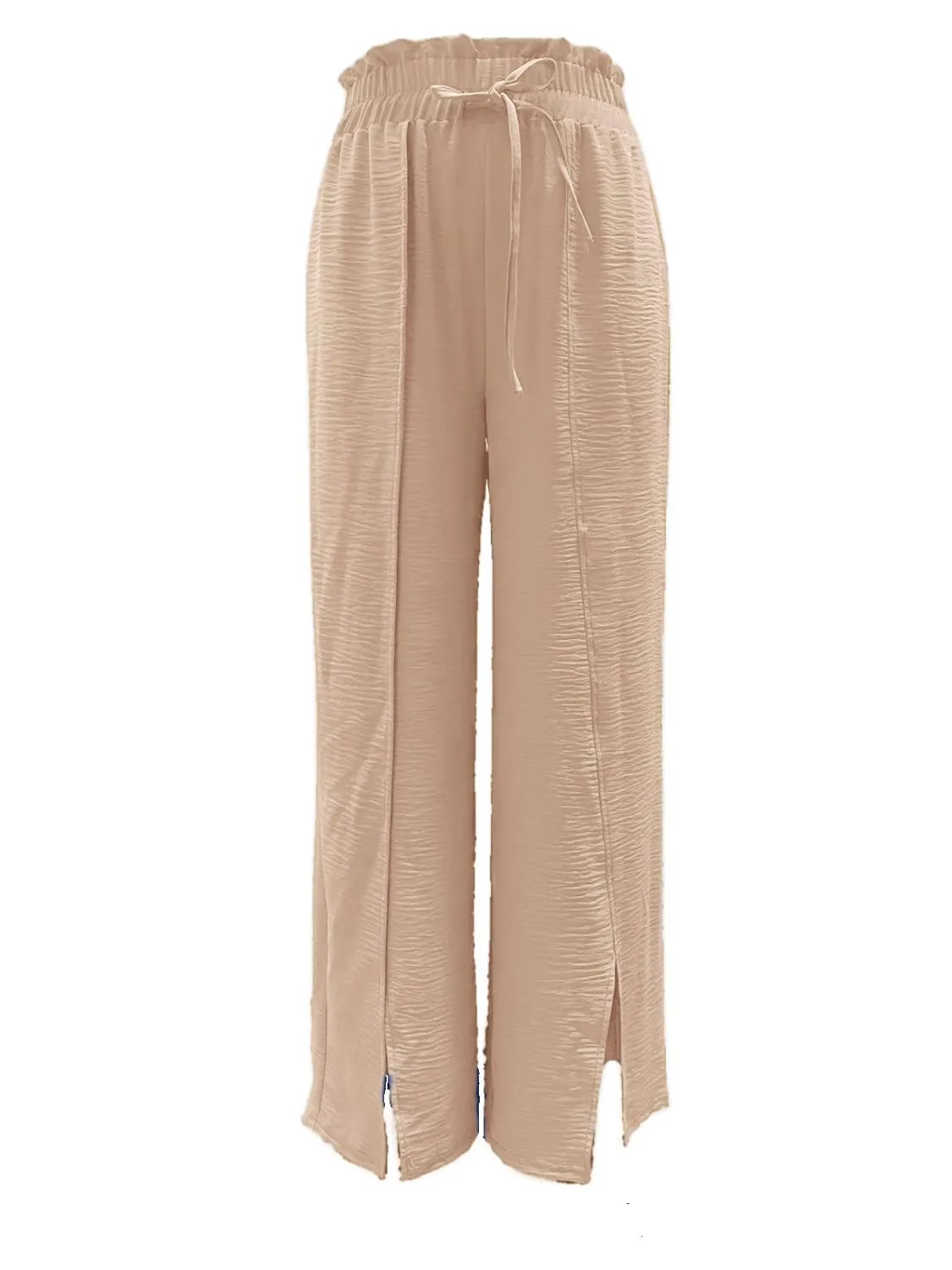 Slit Wide Leg Pants