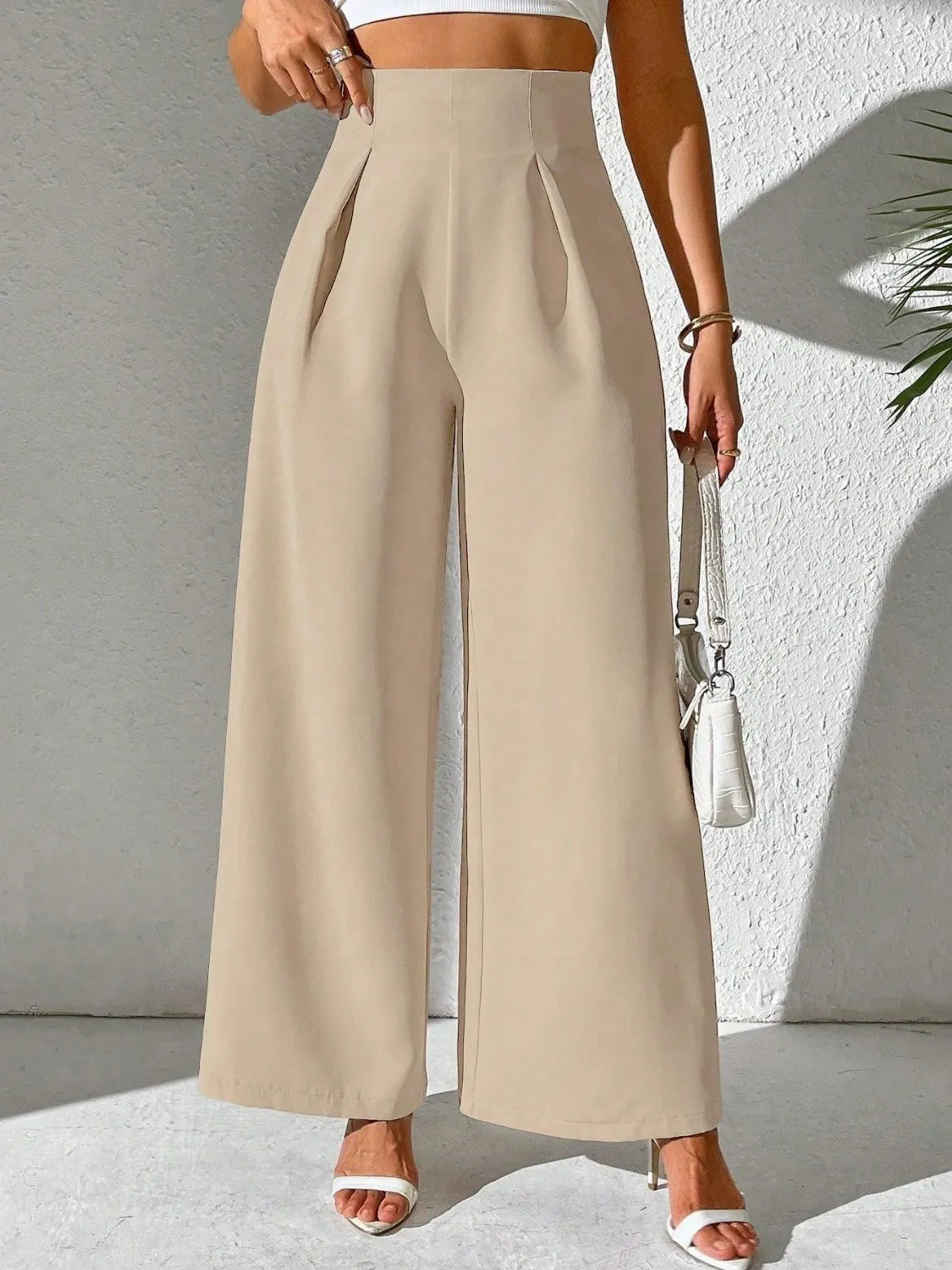 Wide Leg High Waist Pants